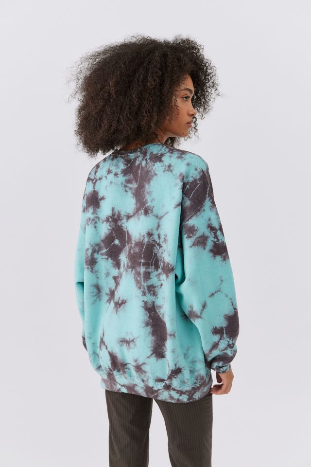 Urban Renewal Remade Glacier Dye Crew Neck Sweatshirt #1