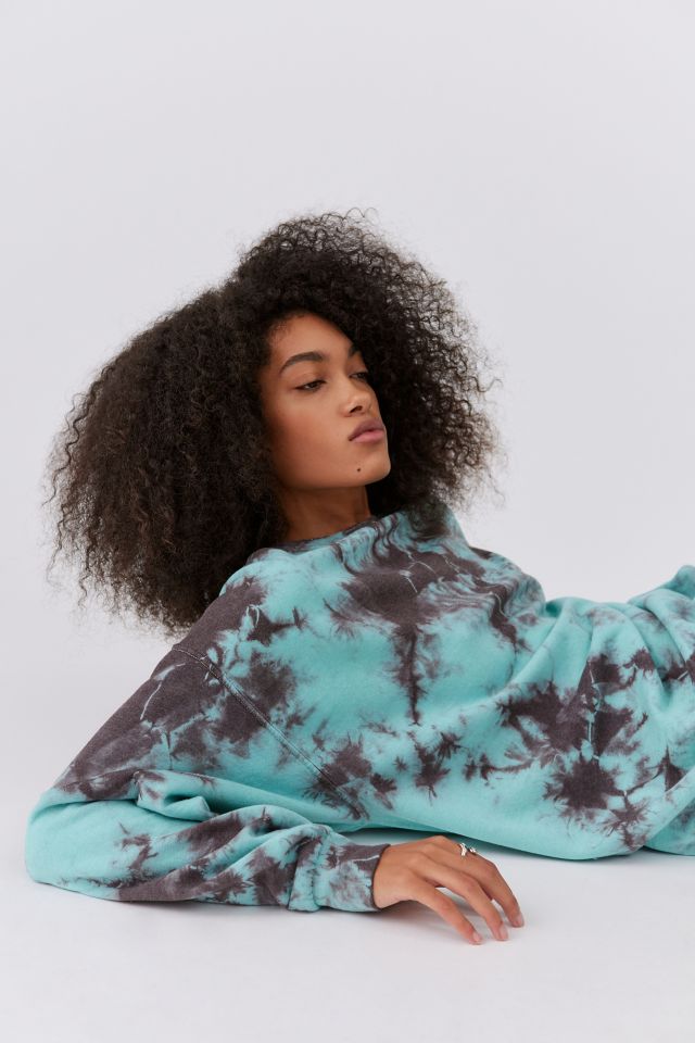 Urban Renewal Remade Glacier Dye Crew Neck Sweatshirt #3