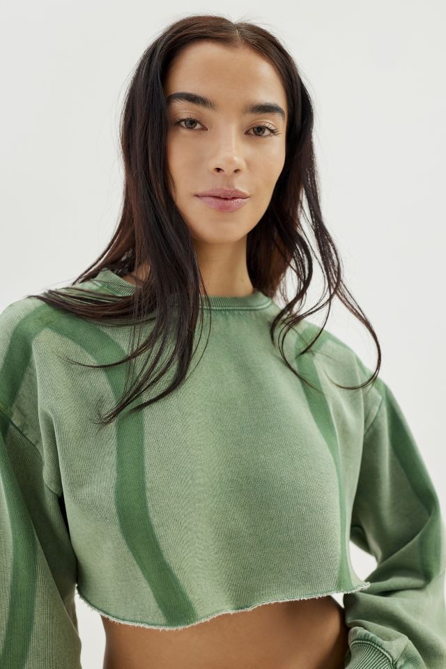 Urban outfitters store cropped sweatshirt