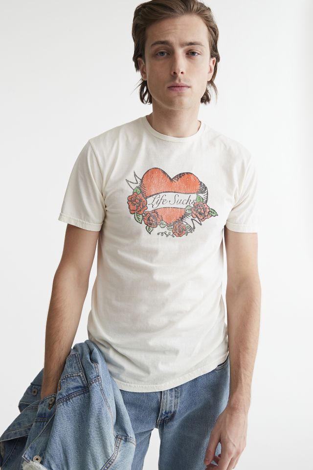 T-shirt à la coupe ajustée Life Sucks #2
