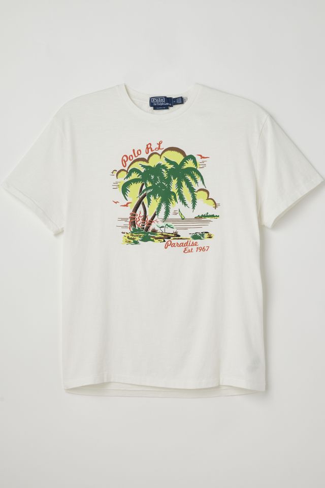 【新品タグ付き】ポロラルフローレン　パームツリー　パラダイス　プリント　T　XL Polo Ralph Lauren Palm Tree Tee | Urban Outfitters