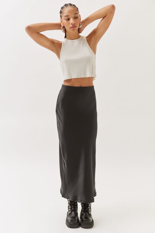 Jupe Longue en Satin Winona UO #3