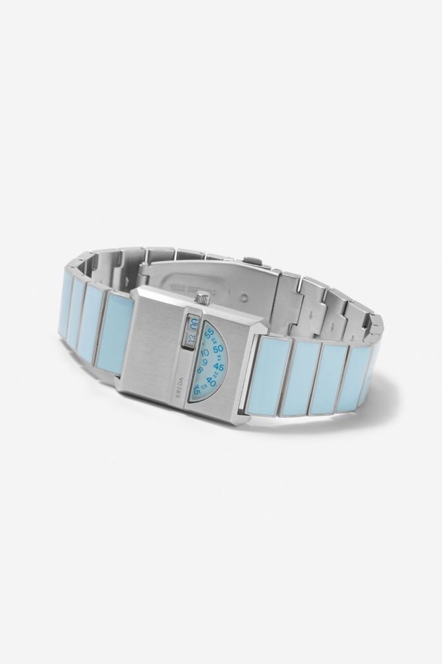 BREDA Pulse Tandem Metal Bracelet Watch #1