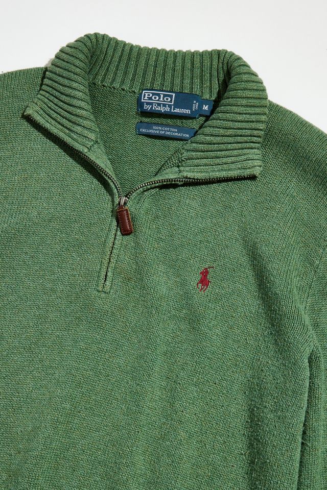 Vintage Polo Ralph Lauren Quarter-Zip Sweater | Urban Outfitters