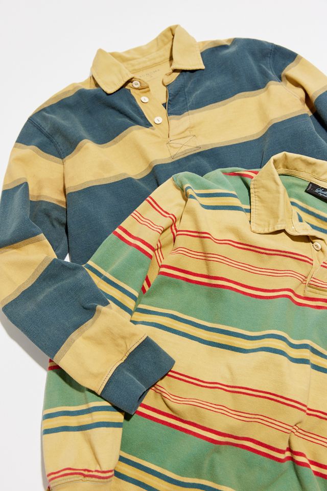 Urban Renewal Remade Overdyed Rugby Shirt | Urban Outfitters