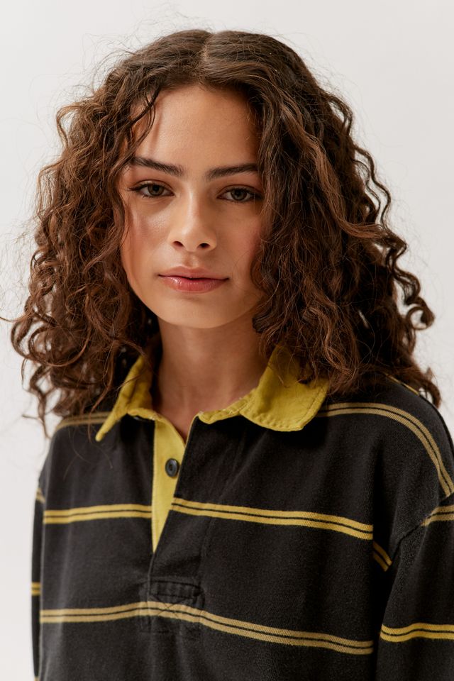 Urban Renewal Remade Overdyed Rugby Shirt | Urban Outfitters