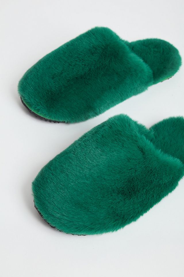 APPARIS Melody Faux Fur Slippers Urban Outfitters