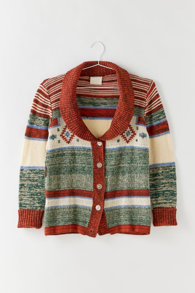 Vintage Patterned Cardigan