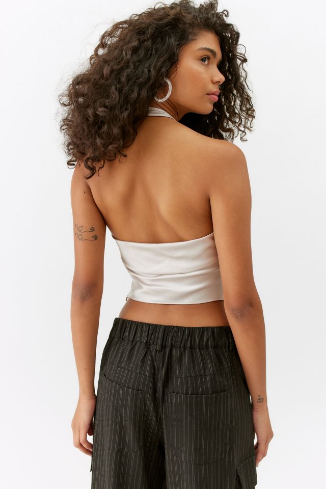 Lioness Roxy Satin Halter Top #2