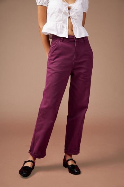 Dickies Canvas Carpenter Pant In Dark Purple