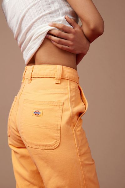 Dickies Canvas Carpenter Pant In Orange