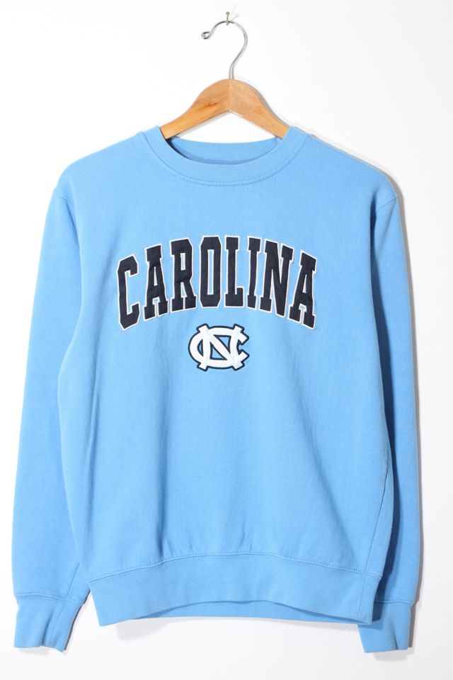 Men's Champion Carolina Blue North Carolina Tar Heels Baseball Stack  Pullover Crewneck Sweatshirt