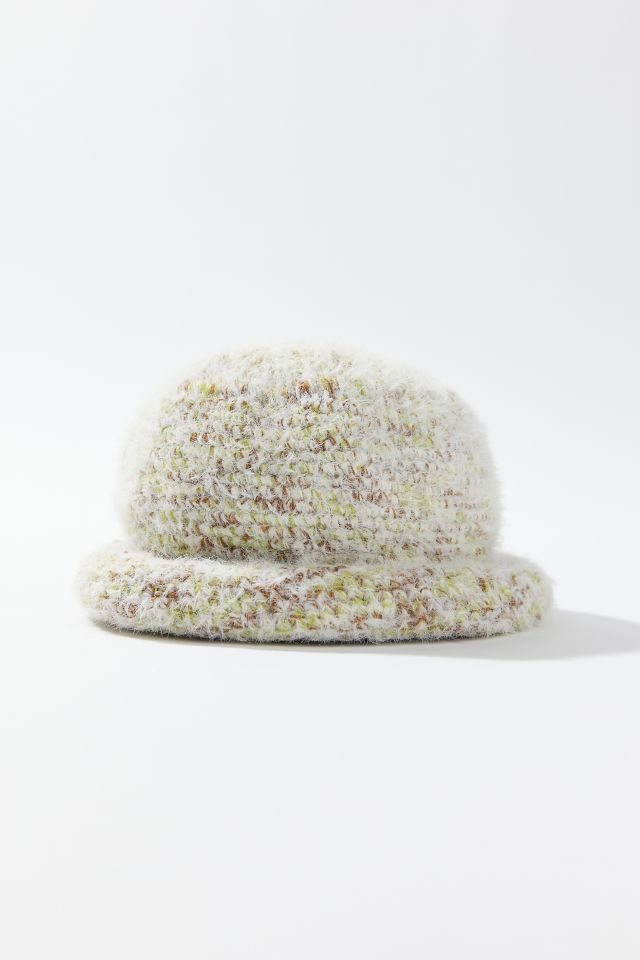 Val Eyelash Knit Bowler Hat #1