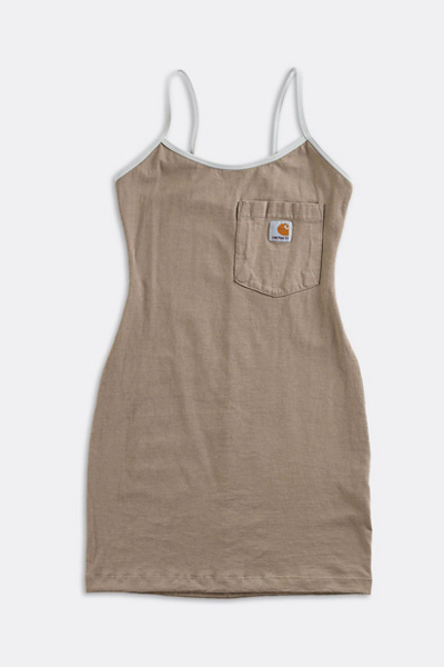 Frankie Collective Rework Carhartt Strappy Dress 017 | Urban Outfitters