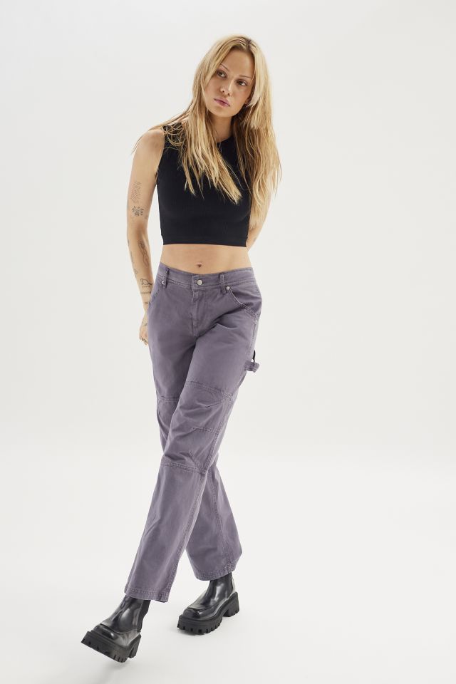 BDG Slate Grey Twill Carpenter Pant