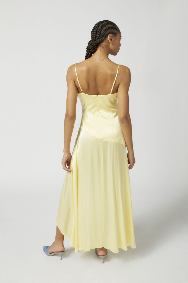 Sorella Midi Dress In Canary Yellow