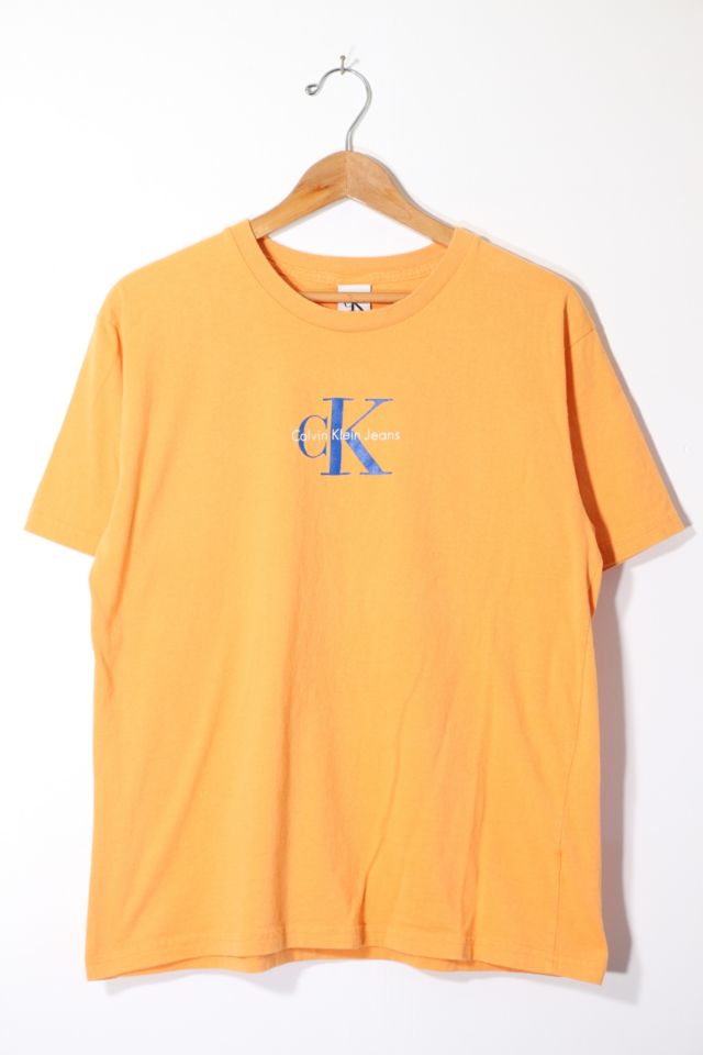 Vintage Calvin Klein Jeans Brand T-shirt Made in USA | Urban Outfitters