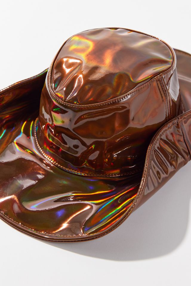 Urban Outfitters brown iridescent cowboy hat (price is negotiable) Women main image 2