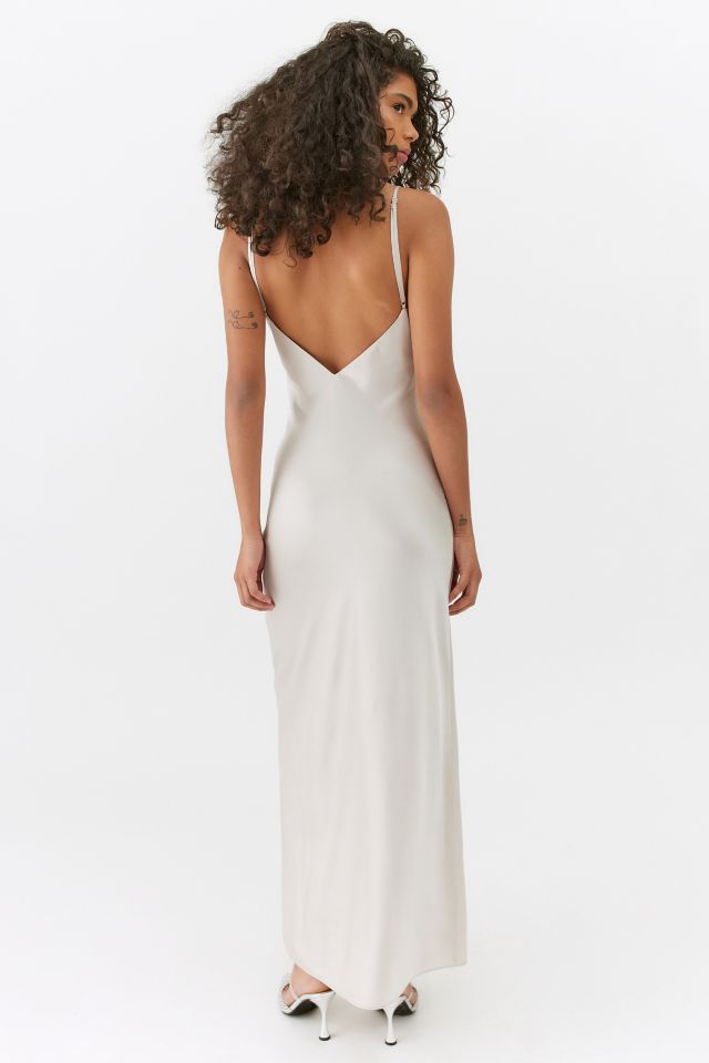 Lioness Nineties Moss Satin Maxi Dress #2