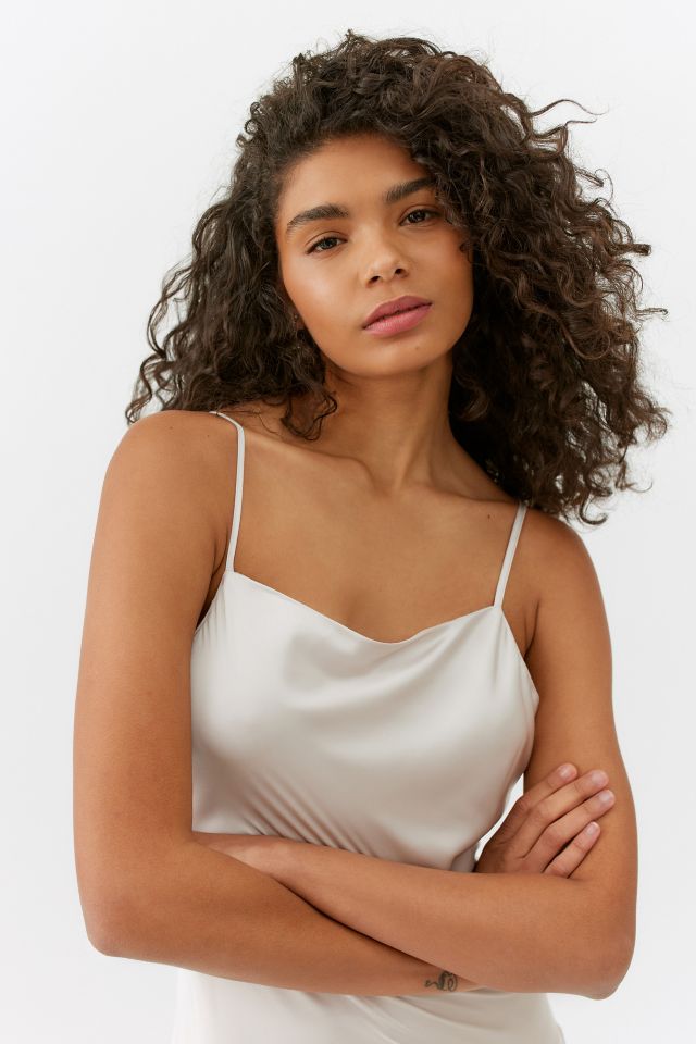 Lioness Nineties Moss Satin Maxi Dress #3