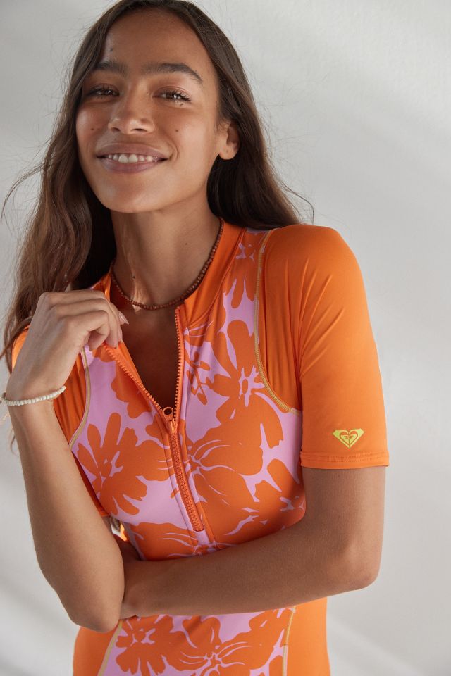 Roxy X Kate Bosworth Surf.Kind.Kate Floral Wetsuit One-Piece Swimsuit #2