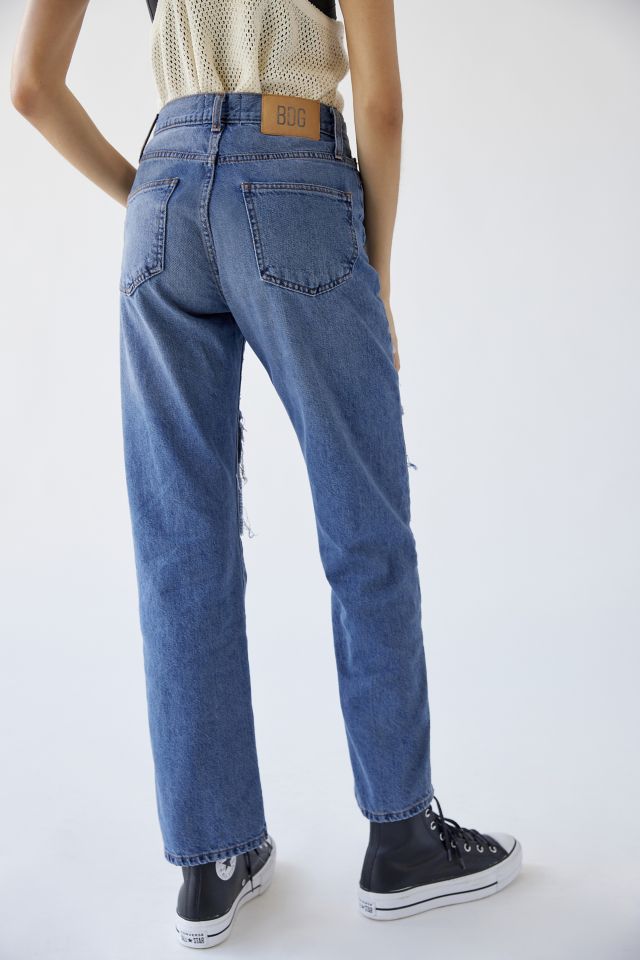 BDG X Urban Renewal Remade Patchwork Straight Leg Jean #3