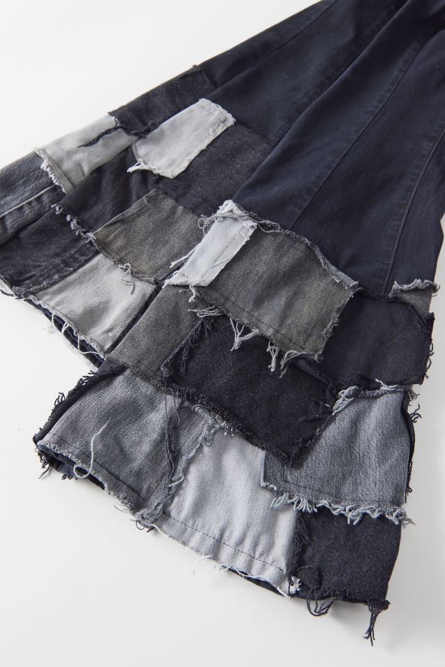 BDG X Urban Renewal Remade Patchwork Bell Bottom Jean #1
