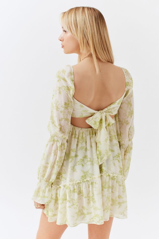 Robe Mini Manches Longues UO Lannette #1