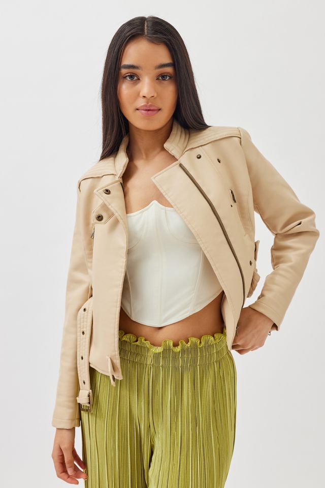 Urban outfitters clearance faux leather jacket