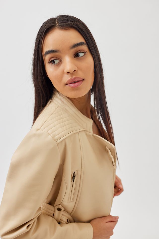 UO Faux Leather Moto Jacket #3