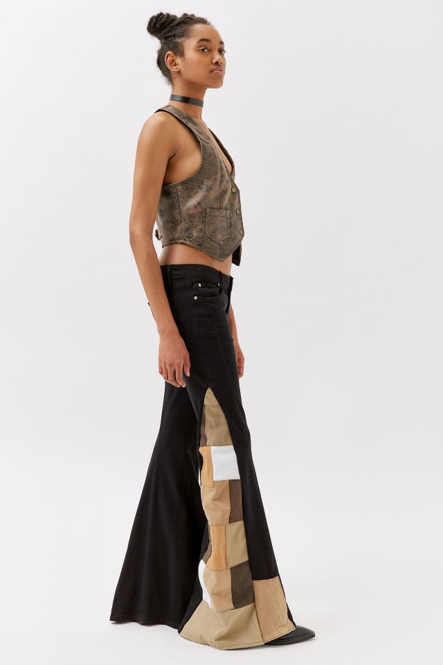 UO Pamela Faux Leather Moto Vest #2