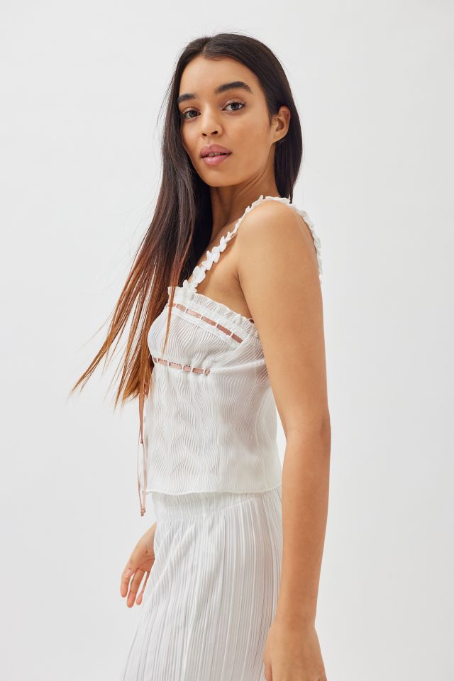 UO Harper Textured Babydoll Cami #3