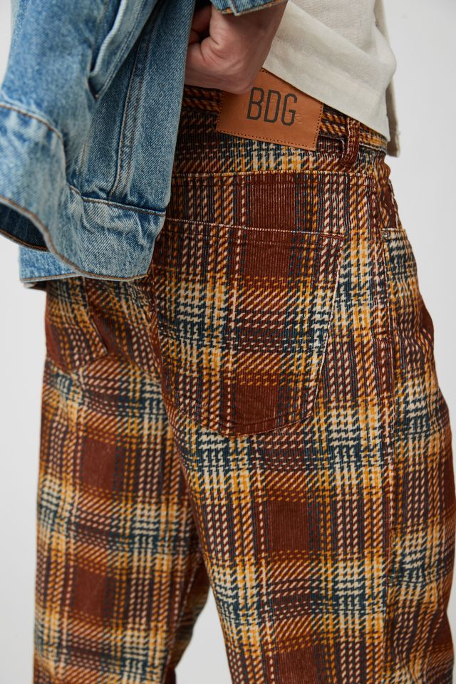 Mens plaid pants hot sale urban outfitters