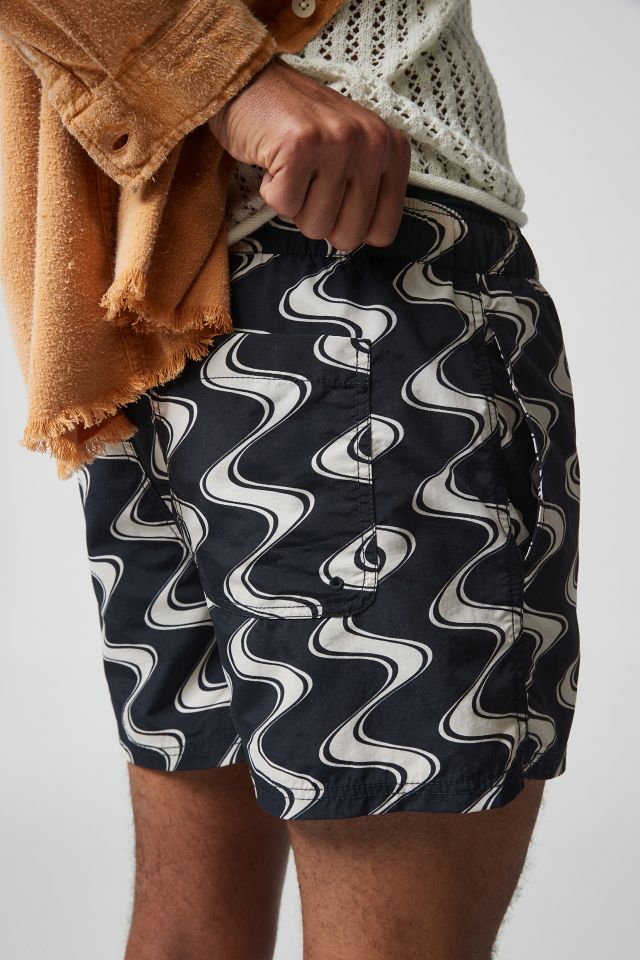 UO Squiggle Lines 3” Swim Short #4