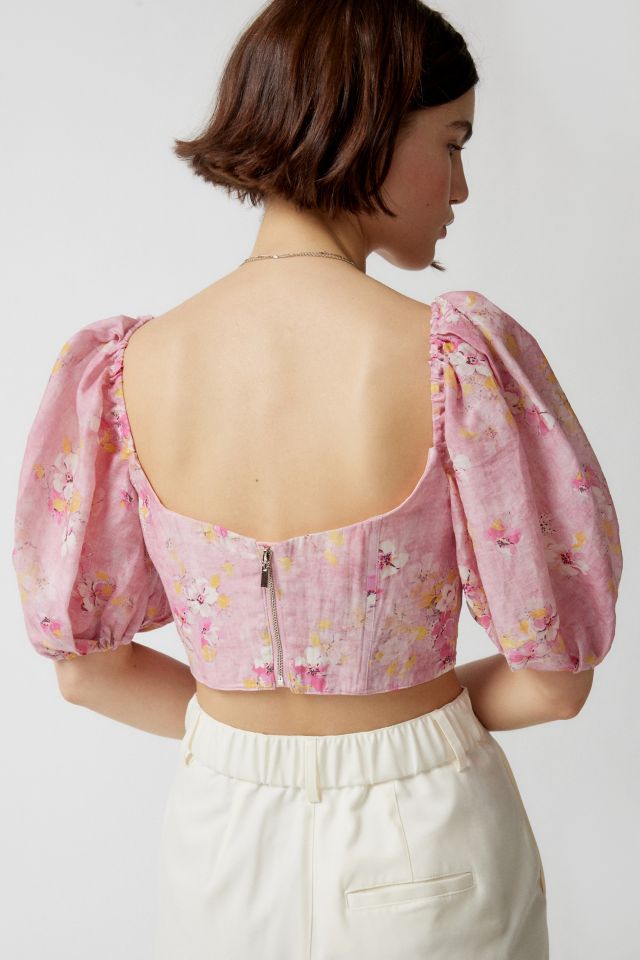 Bardot Kiah Floral Corset Top