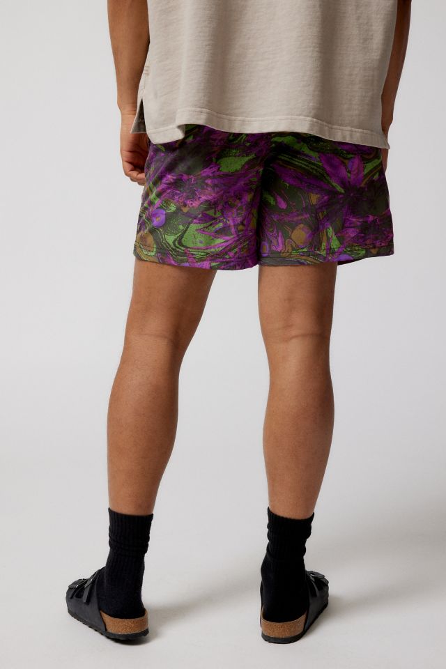 UO Abstract Print 5” Swim Short #4