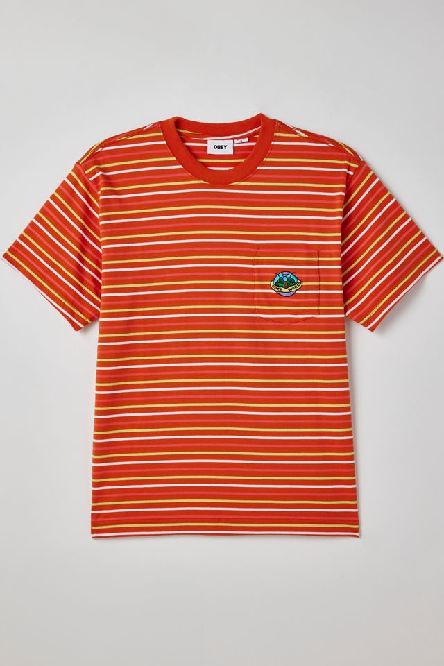 OBEY Planet Pocket Tee | Urban Outfitters Canada