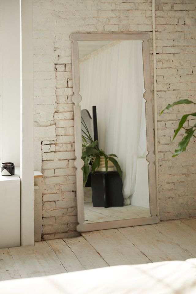 Tilley Large Wood Floor Mirror Urban Outfitters