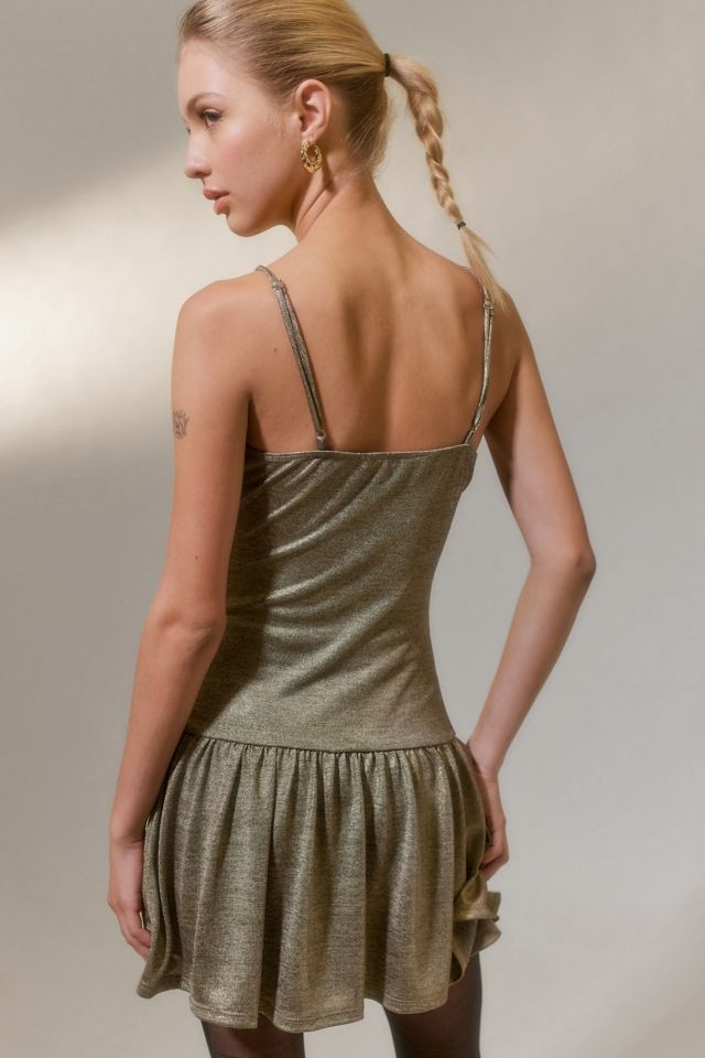 Urban Renewal Parties Remnants Ester Drop Waist Mini Dress #3