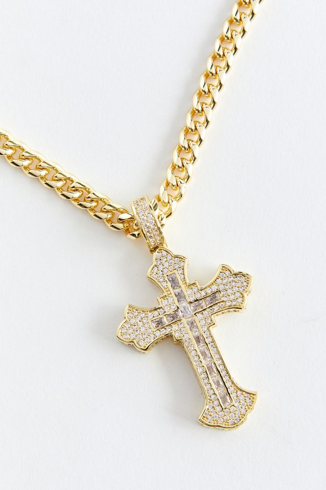 King Ice X 2Pac Fleur De Lis Pendant Necklace | Urban Outfitters