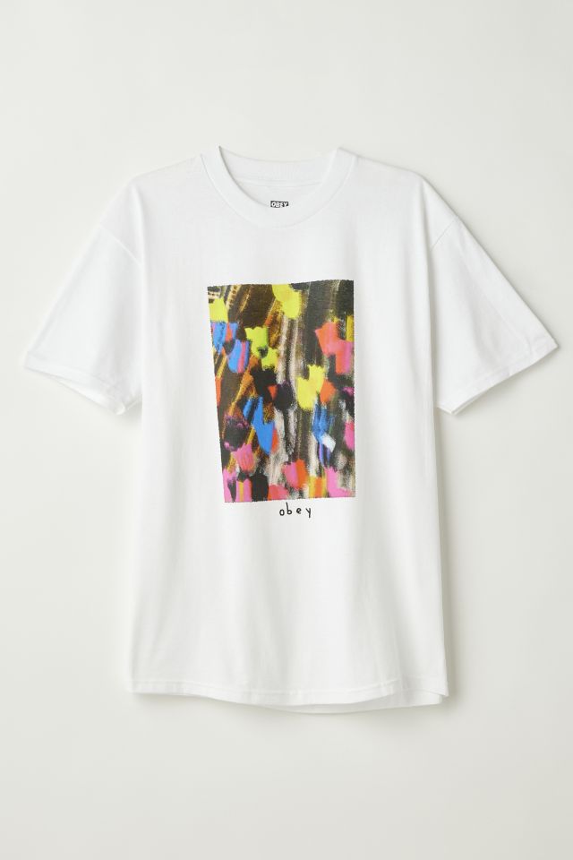 T-shirt OBEY Flower Painting