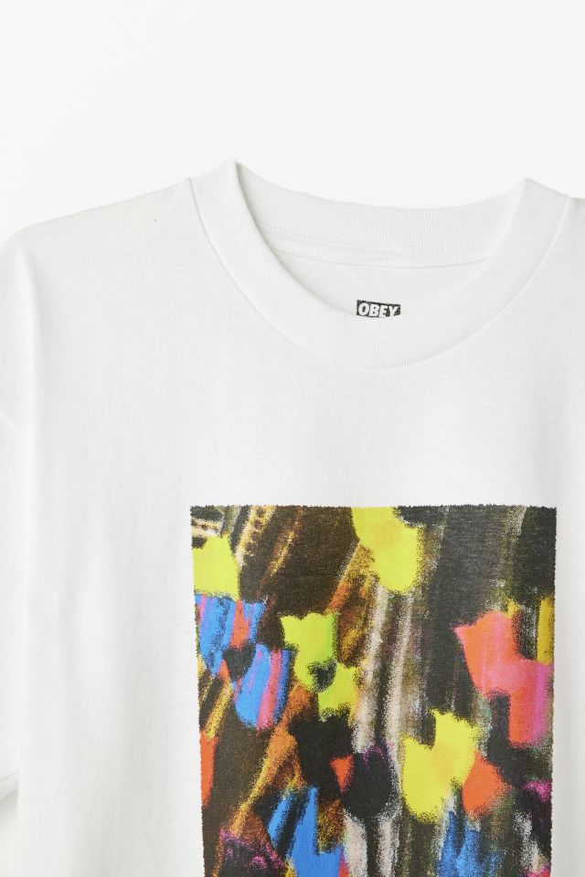 T-shirt OBEY Flower Painting #1