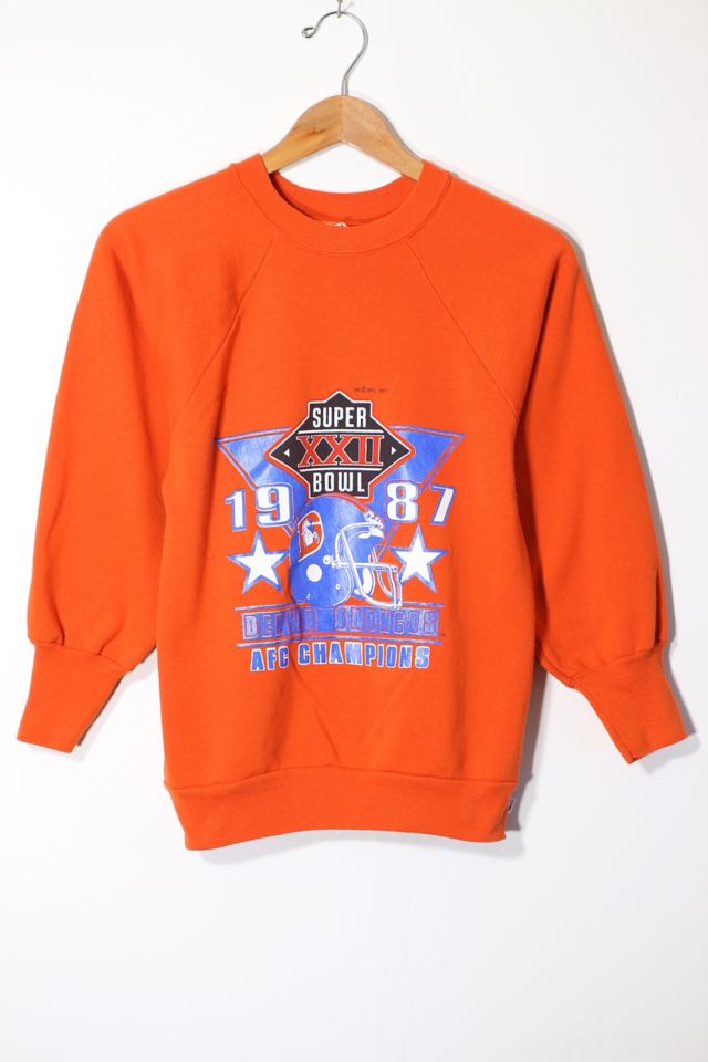 Vintage 1987 NFL Superbowl 22 Denver Broncos Sweatshirt