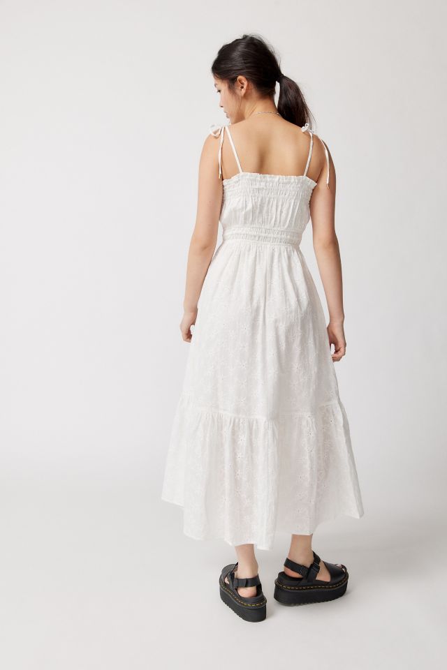 Robe Mi-Longue MINKPINK à Fleurs Brodées #4