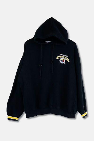 1947 Pittsburgh Steelers Artwork: Unisex Varsity Color-⁠Block Hooded  Sweatshirt