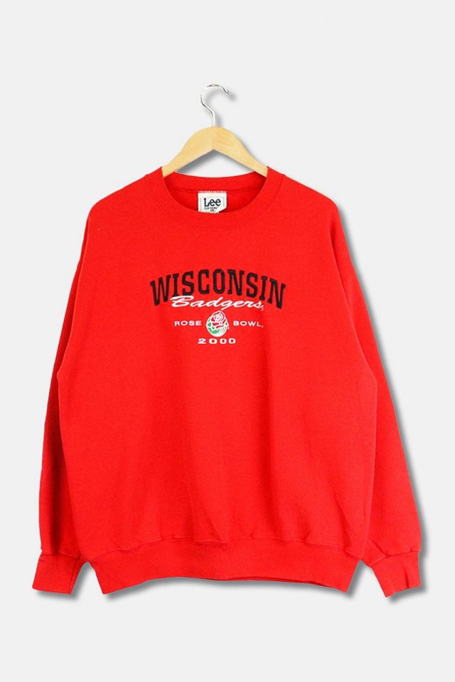 Vintage 2000 Wisconsin Badgers Rose Bowl Crewneck Sweatshirt | Urban ...