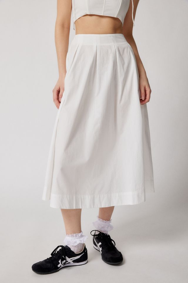 Walker & Wade - Girls White Eyelet Skirt/Top Set