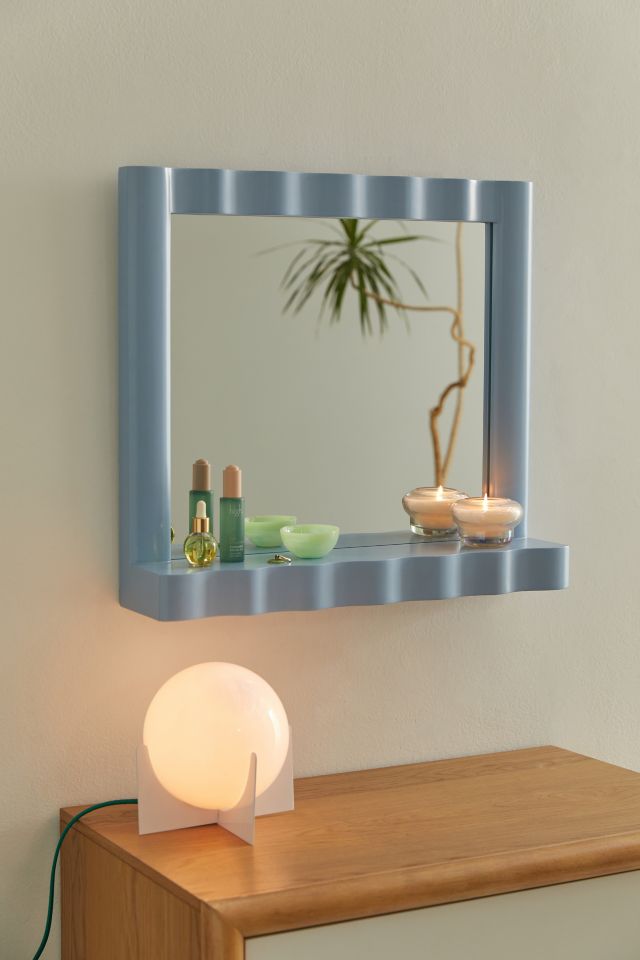 Ebba Wall Mirror Shelf Urban Outfitters