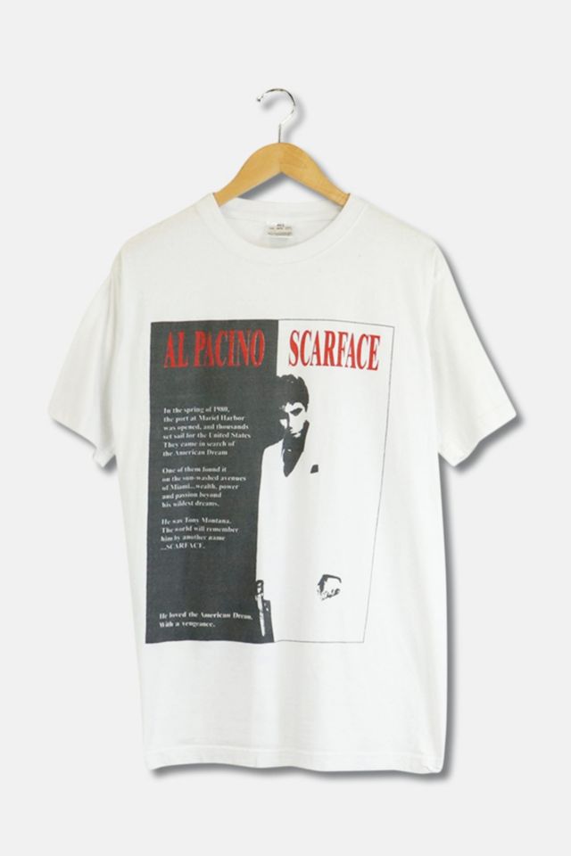Vintage Al Pacino Scarface White T Shirt | Urban Outfitters