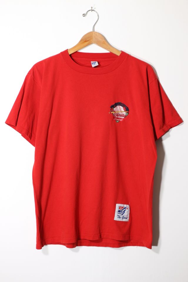 Vintage MLB St Louis Cardinals Embroidered T-shirt Made in USA